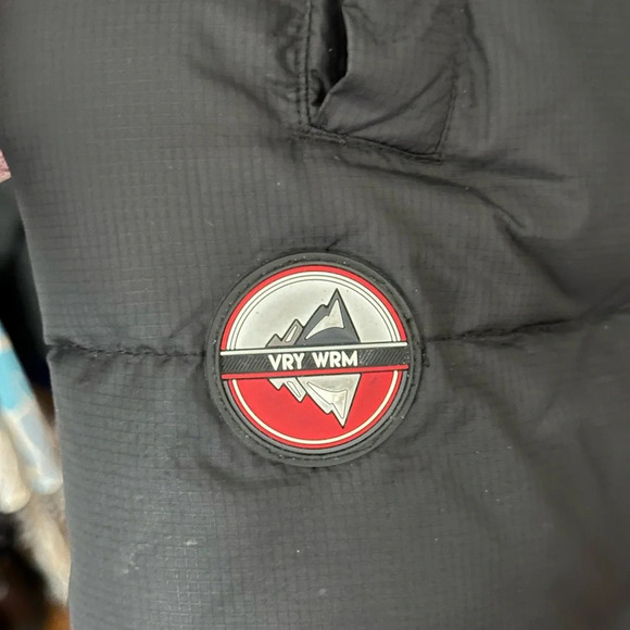 VRY WRM Insulated Down Puffer Coat Black Casual Quilted, Size XXL - Picture 15 of 16